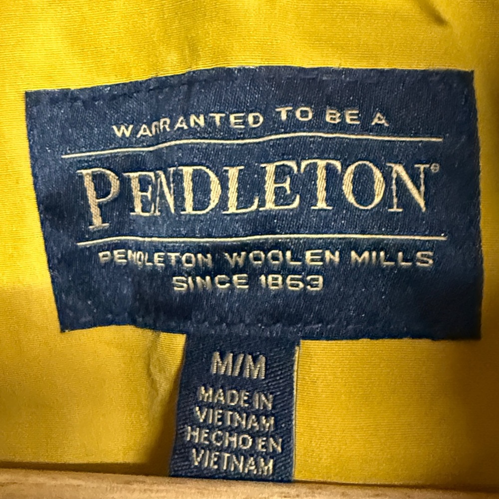 Pendleton Plaid Lined Raincoat - image 7